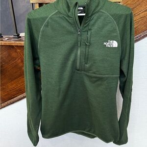 The North Face Forest Green Fleece Jacket Mens Small